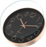 Silent Wall Clock 12 Inch Non-Ticking Wall Clocks Battery Operated for Living Ro... - Image 3