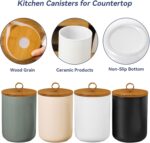 Large Ceramic Storage Jars, Modern Elegant Highly Polished Airtight Gorgeous Sto... - Image 4