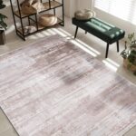 CAMILSON Living Room Rugs Modern Luxury 5x7 Vintage Abstract Area Rug Soft Mediu... - Image 4