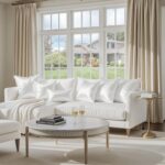 HOMEIDEAS White Decorative Throw Pillow Covers 18x18 Set of 2, Glossy Faux Silk ... - Image 3