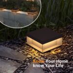 Modern Luxury Pillar Lights with LED Warm Lighting - IP65 Waterproof Stainless S... - Image 4