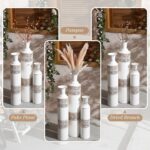 Cinnvoice Tall Floor Vase Set of 3, 32"/27"/22" White Metal Extra Large Decorati... - Image 6