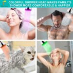 LED Shower Head, Shower Head with Light, 7 Color Flash Light Automatically Chang... - Image 3