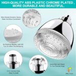 LED Shower Head, Shower Head with Light, 7 Color Flash Light Automatically Chang... - Image 5