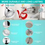 LED Shower Head, Shower Head with Light, 7 Color Flash Light Automatically Chang... - Image 6
