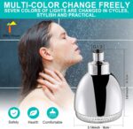 LED Shower Head, Shower Head with Light, 7 Color Flash Light Automatically Chang... - Image 7