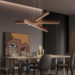 YISDESIGN 3-Light Linear Pendant,Dining Room Light Fixture,Modern Led Chandelier... - Image 7