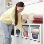 Sorbus Stackable Shelf Organizer Baskets – Plastic Closet Organizer for Clothes,... - Image 7