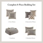 Madison Park Signature Cozy Comforter Set - All Season Bedding Combo Filled Inse... - Image 7