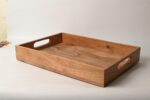 Acacia Wood Wooden Serving Tray – Premium Wooden Tray for Kitchen & Dining | 14’... - Image 8