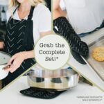 Heat Resistant Designer Pot Holders with Hand Pockets and Hanging Loops | Set of... - Image 6