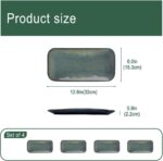 Serving Platters Set of 4, Rectangular Serving Plates, Serving Trays for Enterta... - Image 3