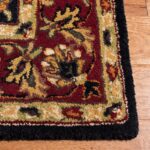 SAFAVIEH Heritage Collection Area Rug - 5' x 8', Black & Red, Handmade Tradition... - Image 4
