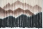 IOWER Macrame Wall Hanging 57" W x 35" L Brown Mountain Dip-Dyed Macrame Wall De... - Image 6