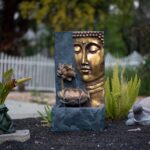 XBrand 30" H Zen Buddha Face Water Fountain w/LED Light & Pump, Indoor/Outdoor F... - Image 4