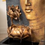 XBrand 30" H Zen Buddha Face Water Fountain w/LED Light & Pump, Indoor/Outdoor F... - Image 6