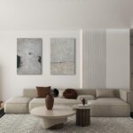 NANKAI Hand Painted Minimalist Black and White Art Canvas Abstract Oil Painting ... - Image 5