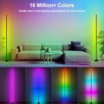 Miortior Corner Floor Lamp - Smart RGB LED Corner Lamp with App and Remote Contr... - Image 3