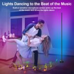 Miortior Corner Floor Lamp - Smart RGB LED Corner Lamp with App and Remote Contr... - Image 5