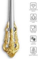 KEAWELL Luxury 6.3" Food Fork/Seafood Forks 18/10 Stainless Steel, Set of 6, Fru... - Image 3