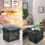 DocSafe Storage Ottoman with Lock,Fireproof Folding Ottoman Foot Rest Stool Stor... - Image 3