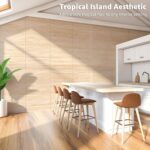 Art3d Natural Bamboo Wall Panel for Interior Wall Decor, Renewable Pole Wrap Wai... - Image 3