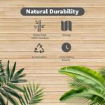 Art3d Natural Bamboo Wall Panel for Interior Wall Decor, Renewable Pole Wrap Wai... - Image 7