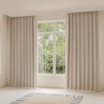 VisionaryHomeDesign Blackout Pinch Pleat Curtains with Embroidery Trim -Soft Bei... - Image 3