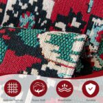 VOGOL Moroccan Sofa Throw Pad, 27x27 Inch Scalloped Furniture Protector with Tas... - Image 6