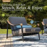 Sophia & William Luxury Patio Furniture Set Outdoor Conversation Set 6pcs, 6.3" ... - Image 6