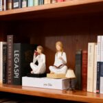Unique Reading Figurine Book Ends - Book Lovers Gifts for Bookshelf Decorations ... - Image 6