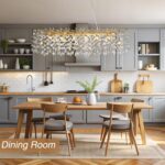 YUYI Modern Crystal Chandelier, 47.2" Gold Tree Branch Chandelier, 14-Lights Rec... - Image 6