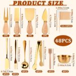48Pcs Charcuterie Boards Accessories, Charcuterie Utensils Cheese Butter Spreade... - Image 3