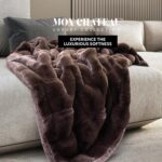 Mon Chateau 60" x 70" Hearthside Faux Fur Throw Blanket, Reversible Soft Blanket... - Image 6