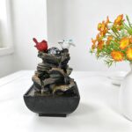 Indoor Water Fountain, Small Water Fountain Indoor, Indoor Water Feature with De... - Image 7