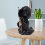 Topyond Grim Reaper Sculpture Premium Resin Material Gothic Desktop Statue Figur... - Image 7
