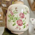 SYDDOL White Ceramic Vase, Small French Country Style Porcelian Vase Hand Painte... - Image 5