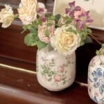 SYDDOL White Ceramic Vase, Small French Country Style Porcelian Vase Hand Painte... - Image 8