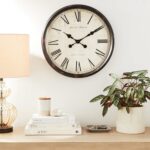 Grand Central Station Extra Large 50cm/20-Inch Wall Clock in Black - Image 3