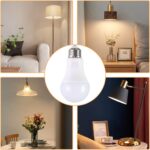 A19 LED Light Bulbs with Remote Control, 800LM 9W (60W Equivalent) Bulbs,Steples... - Image 8