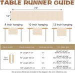 Vintage Gold Scrollwork Border Dining Table Runner, Retro Luxury Golden Damask B... - Image 4