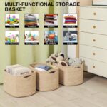 ICERZCZ Decorative Storage Baskets for Organizing Shelves, Toy Basket for Nurser... - Image 5