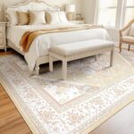 BESTSWEETIE 6x9 Area Rugs for Living Room Washable Non Slip Carpet Low Pile Soft... - Image 3