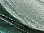 Art 24x48 Inch Hand-Painted Green Texture Oil Painting Modern Abstract Canvas Ar... - Image 3