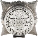 NIKKY HOME Crystal Elegant Small Quartz Analog Table Clock with Rosy Rhinestone ... - Image 7