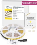 EMITEVER COB LED Strip Lights Neutral White 16.4ft, 4000K Ra 90+ Tape Light Prem... - Image 8