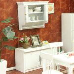 iLAND Dollhouse Furniture on 1/12 Scale, Dollhouse Kitchen Cabinet Miniature She... - Image 3