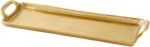 Santa Barbara Design Studio Serving Tray With Handles Rectangular Aluminum Platt... - Image 3
