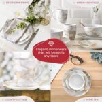 Safdie & Co 16-Piece Modern Premium Porcelain Ceramic Dinner Set, Lightweight De... - Image 4