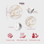 Safdie & Co 16-Piece Modern Premium Porcelain Ceramic Dinner Set, Lightweight De... - Image 6